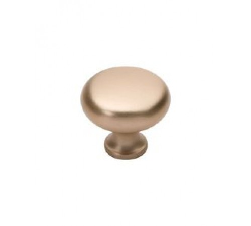 Round Knob 1 1/4 Inch Champagne