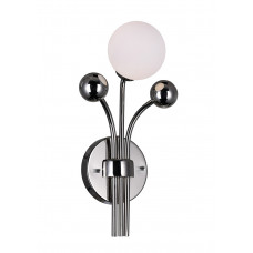 Element 1 Light 8 inch Polished Nickel Wall Light