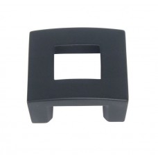 Centinel Square Knob 1 1/4 Inch (c-c) Matte Black