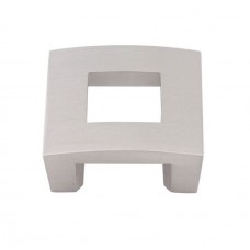 Centinel Square Knob 1 1/4 Inch (c-c) Brushed Nickel