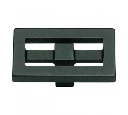 Nobu Rectangle Knob 1 3/4 Inch Matte Black