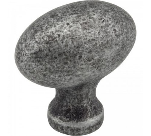 Lyon Knob Distressed Antique Silver 1-9/16
