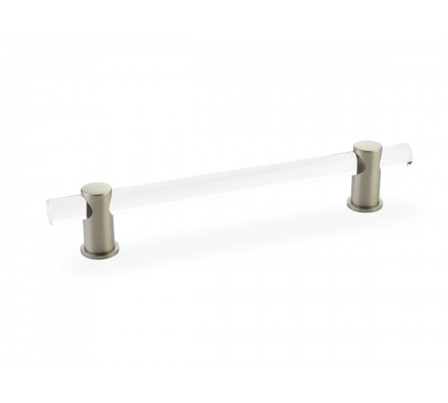 Lumiere Pull Acrylic Satin Nickel 6