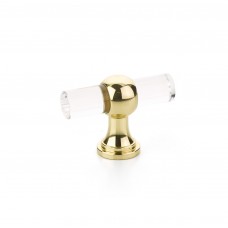 Lumiere Transitional Adjustable T-Knob Polished Brass 2