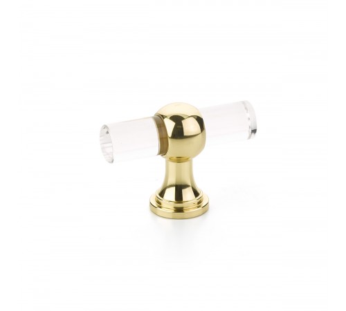 Lumiere Transitional Adjustable T-Knob Polished Brass 2
