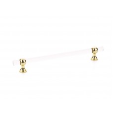 Lumiere Transitional Adjustable Pull Acrylic Polished Brass 8