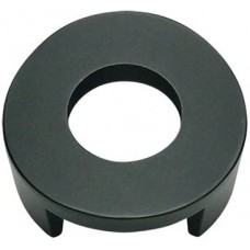 Centinel Round Knob 1 1/4 Inch (c-c) Matte Black