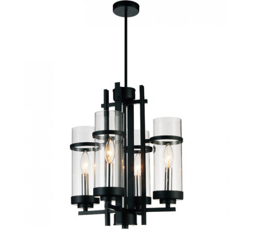 Sierra 4 Light 14 inch Black Up Mini Pendant Ceiling Light
