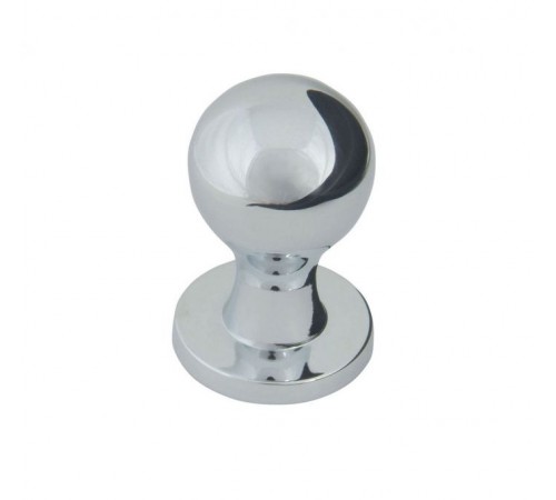 Nipple Knob 3/4 Inch Polished Chrome