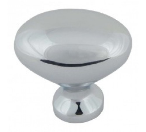 Robin Egg Knob 1 1/4 Inch Polished Chrome