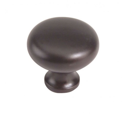 Round Knob 1 1/4 Inch Aged Bronze
