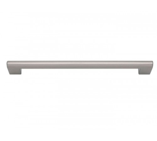 Round Rail Pull 7 9/16 Inch (c-c) Brushed Nickel