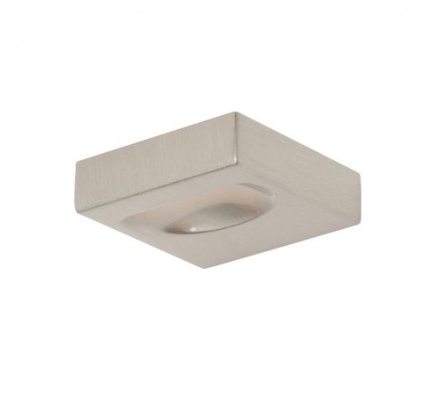 Thin Square Knob 1 1/4 Inch Brushed Nickel