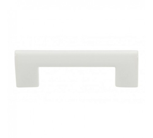 Round Rail Pull 3 Inch (c-c) High White Gloss