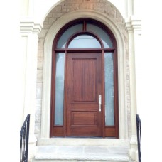 2 panel door with special transom and 2 sidelights