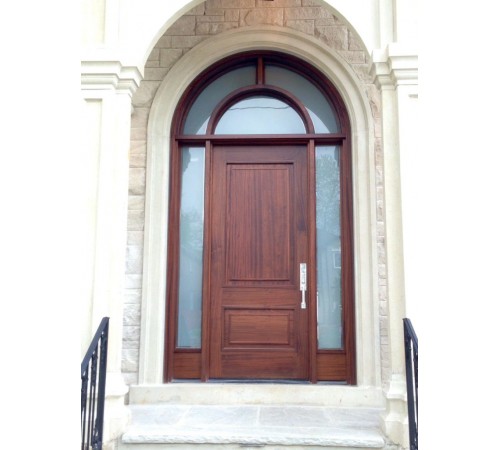 2 panel door with special transom and 2 sidelights