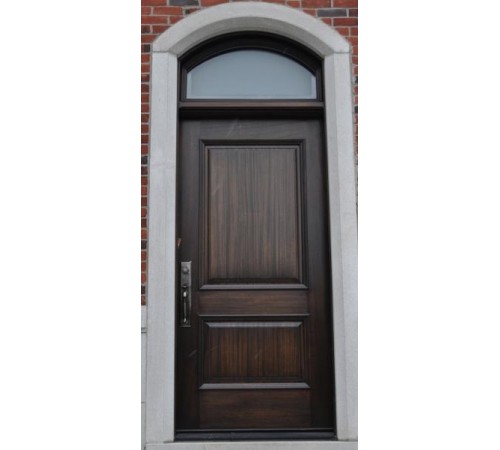 2 panel door with transom