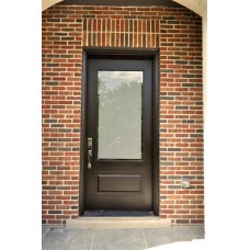 2 panel door with frosted glass