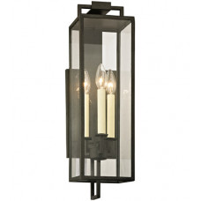 Beckham 3 Light 22 inch Forged Iron Outdoor Wall Sconce
