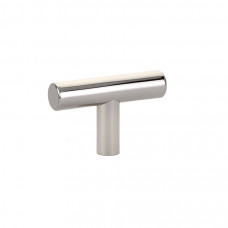 Contemporary Bar Knob Polished Nickel 2