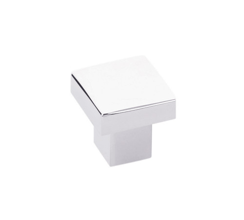 Modern Rectangular Hunter Knob Polished Chrome 1-1/4