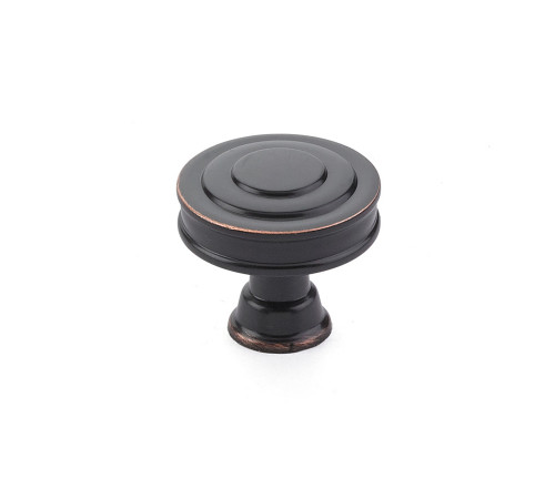 Transitional Heritage Glendon Knob Oil Rubbed Bronze 1 1/4