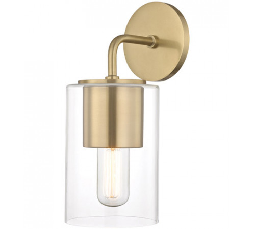 Lula 1 Light 5 inch Aged Brass Wall Sconce Wall Light