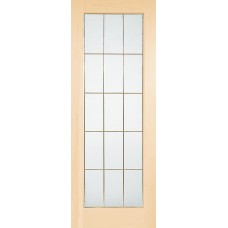 1150 Wood Glass Panel