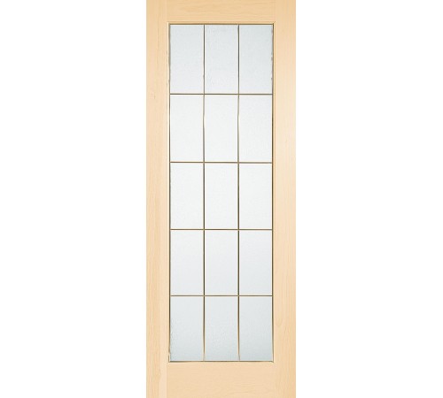 1150 Wood Glass Panel