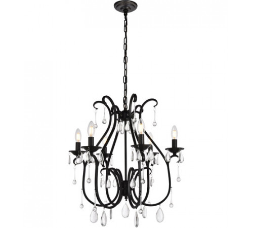 Regan 6 Light 22 inch Dark Bronze Chandelier Ceiling Light