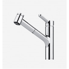 Single Lever Sink Mixer, Swivel Spout And Pull-Out Spray