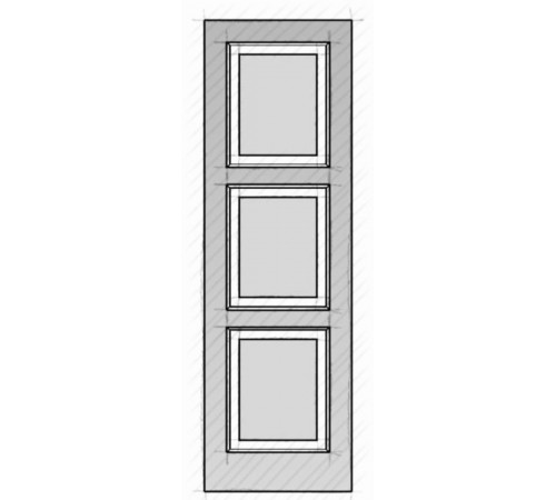 3-Equal Panel Door