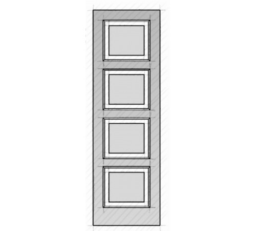 4-Equal Panel Door