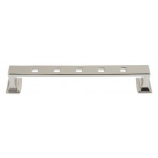 Modern Craftsman Pull 5 1/2 Inch (c-c) Brushed Nickel