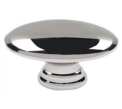 Egg Knob 1 1/2 Inch Polished Nickel Egg Knob 1 1/2 Inch Polished Nickel