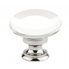 Crystal Providence Knob Polished Chrome 1 3/8