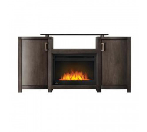 The Whitney Electric Fireplace Entertainment Package